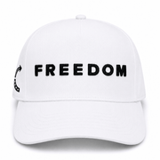 FREEDOM TRUCKER HAT | White/Blk - Official TPUSA Merch