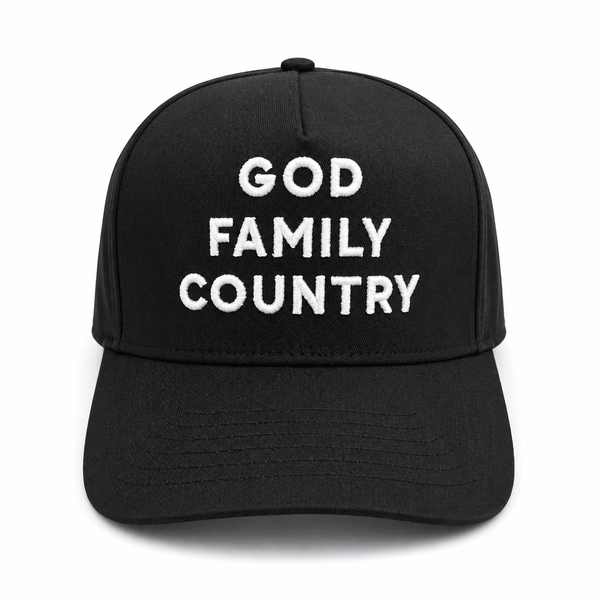 GOD FAMILY COUNTRY TRUCKER HAT - Official TPUSA Merch