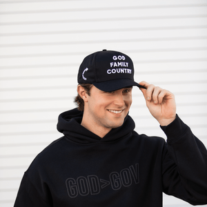 GOD FAMILY COUNTRY TRUCKER HAT - Official TPUSA Merch