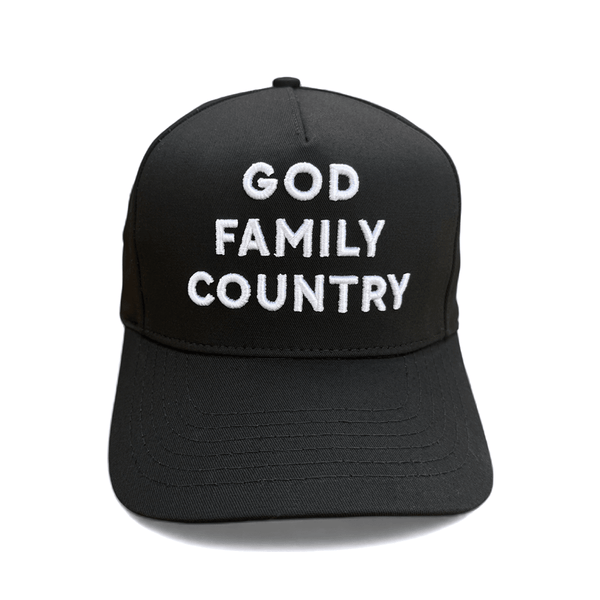 GOD FAMILY COUNTRY TRUCKER HAT - Official TPUSA Merch