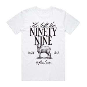 HE LEFT THE NINETY - NINE TEE - Official TPUSA Merch