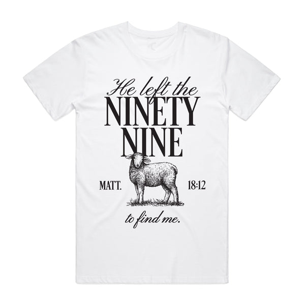 HE LEFT THE NINETY - NINE TEE - Official TPUSA Merch