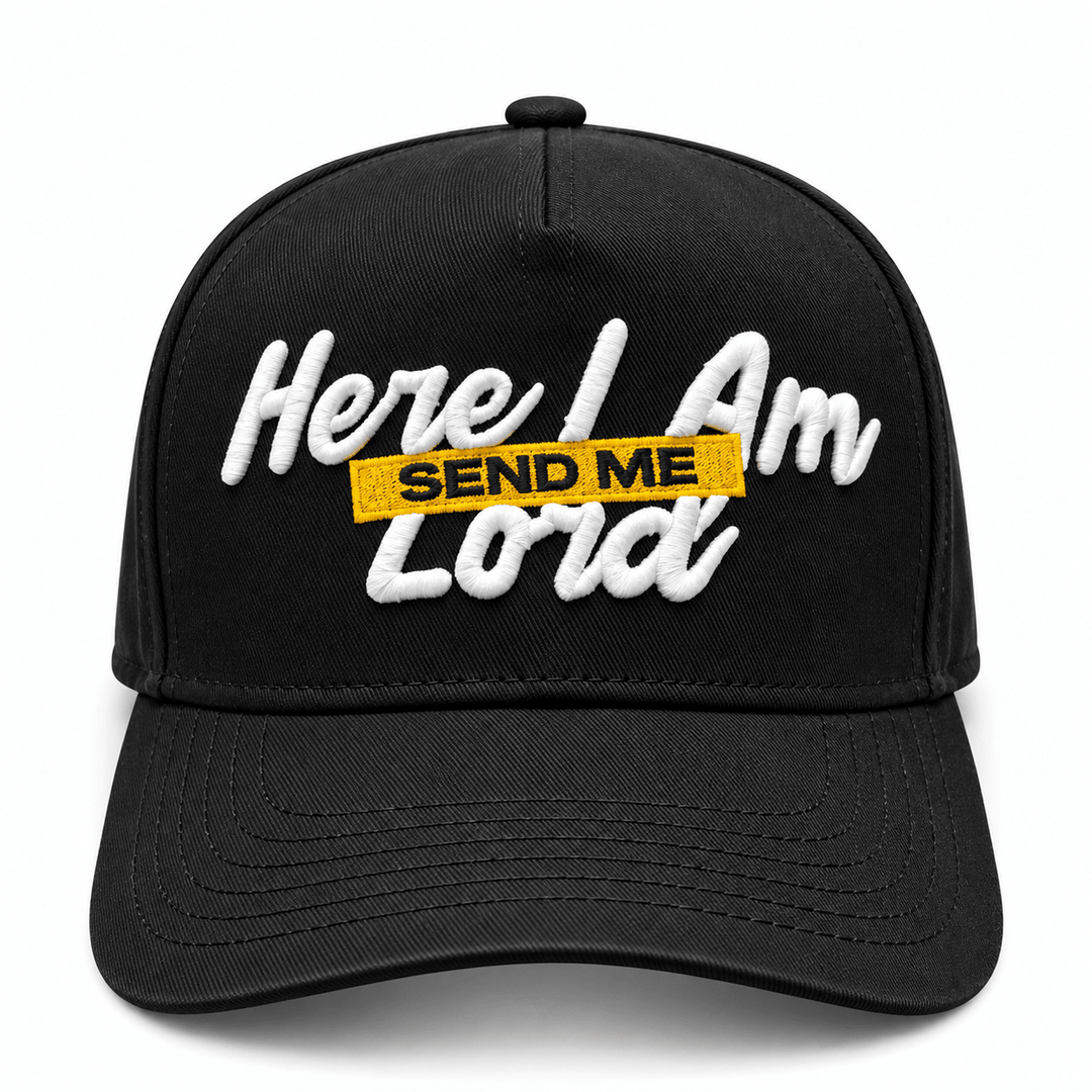 HERE I AM LORD SEND ME TRUCKER HAT - Official TPUSA Merch