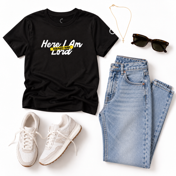 HERE I AM T-SHIRT