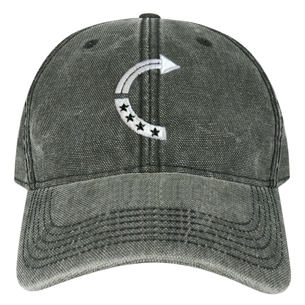 LOGO DAD HAT FADED BLACK - Official TPUSA Merch