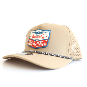 Love It or Leave It Rubber Patch Hat - Official TPUSA Merch