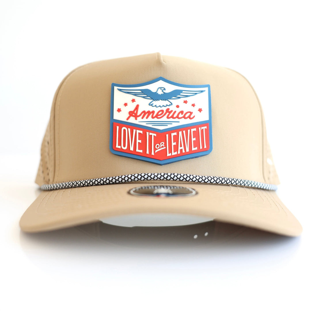 Love It or Leave It Rubber Patch Hat - Official TPUSA Merch