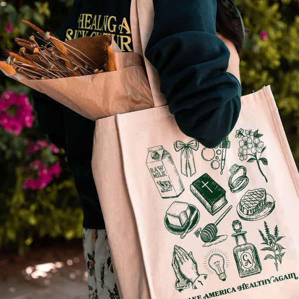 Make America Healthy Again Tote Bag - Official TPUSA Merch