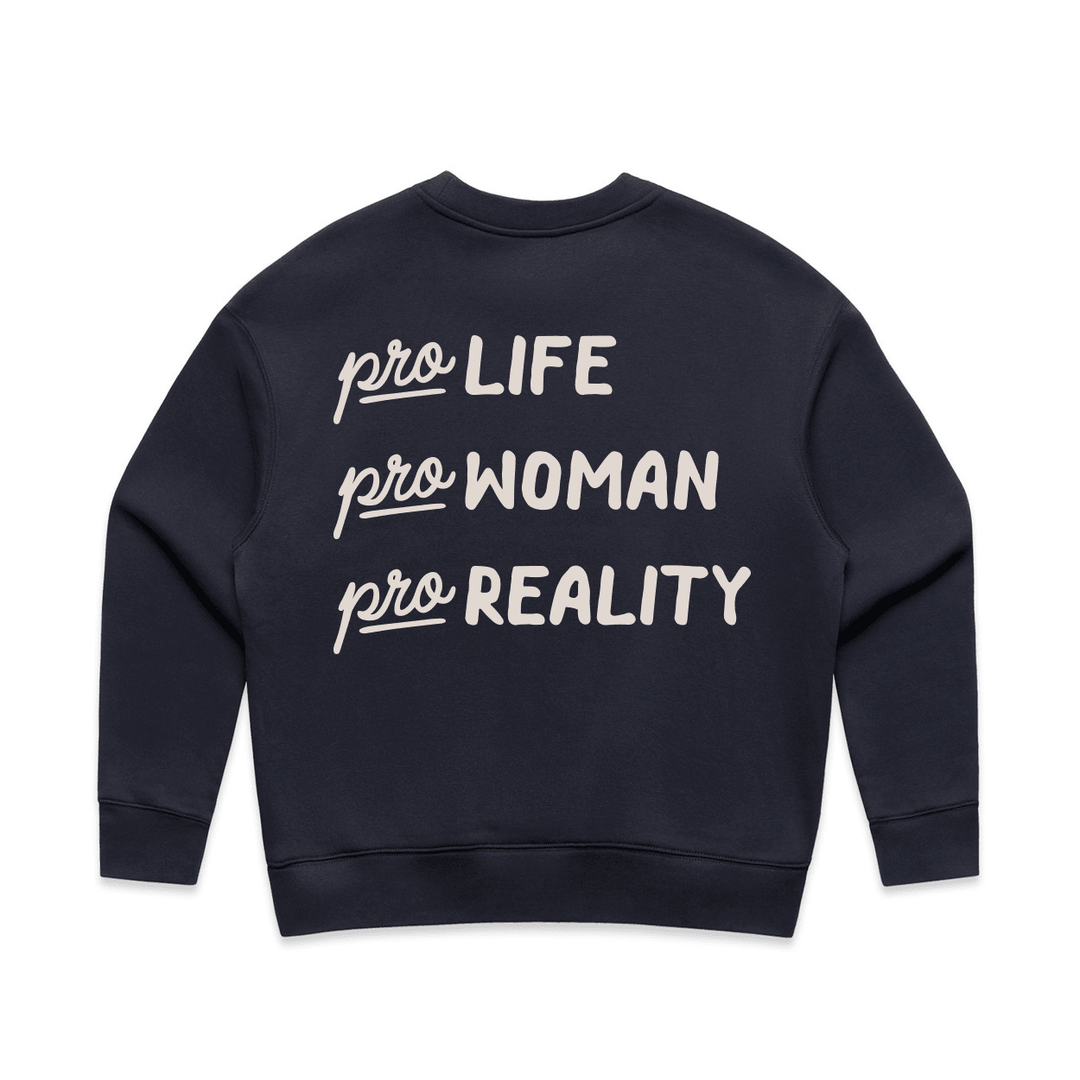 PRO REALITY WOMENS CREWNECK - Official TPUSA Merch