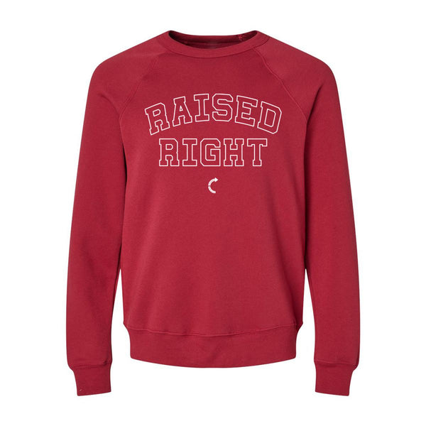 RAISED RIGHT CREWNECK - Official TPUSA Merch