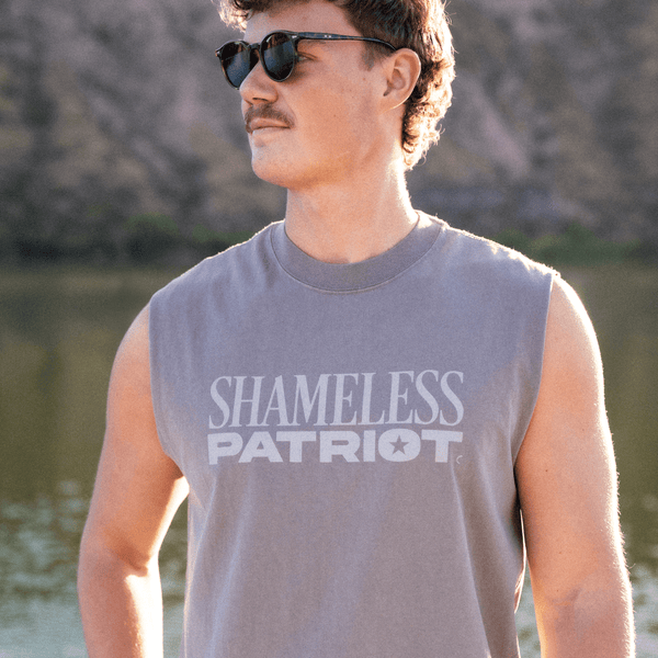 SHAMELESS PATRIOT MUSCLE TEE - Official TPUSA Merch