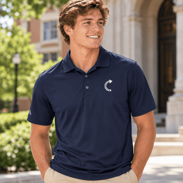 TPUSA LOGO POLO NAVY - Official TPUSA Merch
