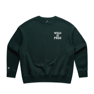Wild & Free Crewneck for the Real Alex Clark - Official TPUSA Merch
