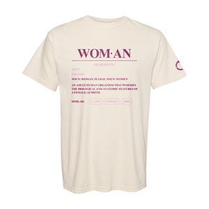 WOM·AN Definition T-Shirt - Official TPUSA Merch