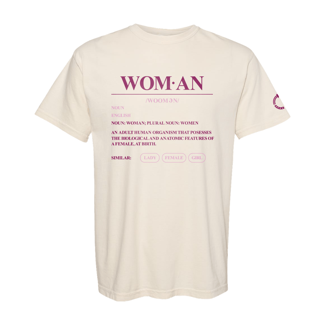 WOM·AN Definition T-Shirt - Official TPUSA Merch