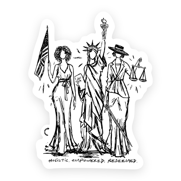 WOMEN OF LIBERTY STICKER