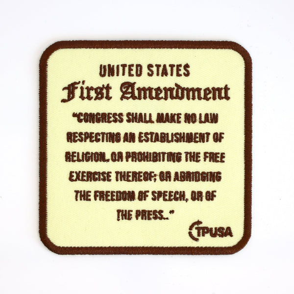 1st Amendment Patch - Official TPUSA Merch