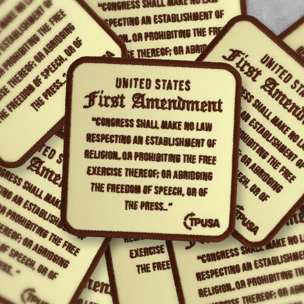1st Amendment Patch - Official TPUSA Merch