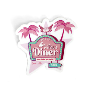 Alex's Diner Poplitics Sticker - Official TPUSA Merch