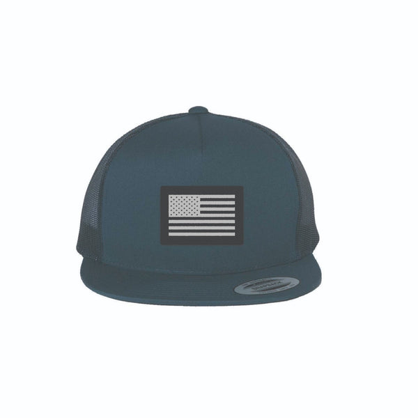 American Flag Trucker Hat | Navy - Official TPUSA Merch