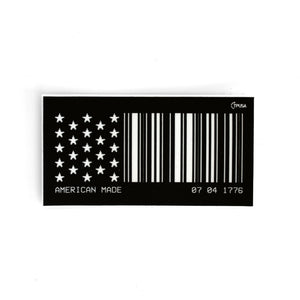 American Made Barcode Flag Sticker - Official TPUSA Merch