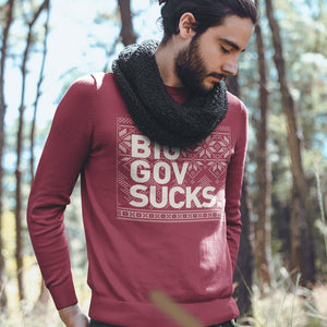 Big Gov Sucks Christmas Crewneck - Official TPUSA Merch