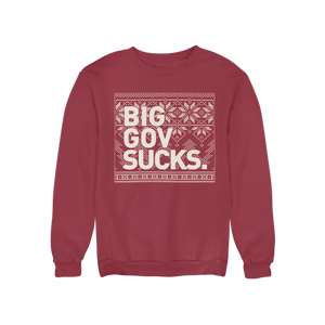 Big Gov Sucks Christmas Crewneck - Official TPUSA Merch