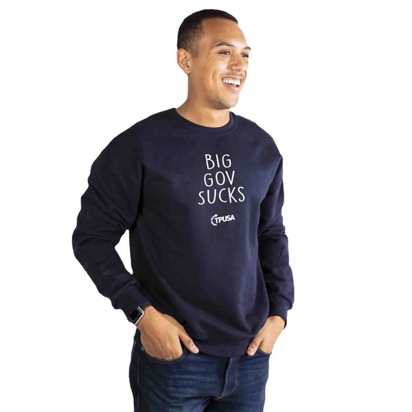 Big Gov Sucks Comic Sans Crewneck Sweatshirt - Official TPUSA Merch
