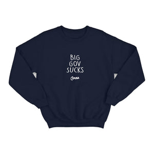 Big Gov Sucks Comic Sans Crewneck Sweatshirt - Official TPUSA Merch