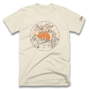 Big Gov Sucks Desert Sunset Tee | Natural - Official TPUSA Merch