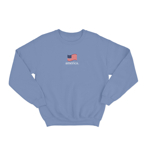Blue America Sweatshirt - Official TPUSA Merch
