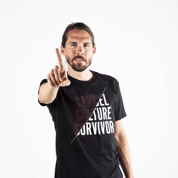 Cancel Culture Survivor T-Shirt | Black - Official TPUSA Merch
