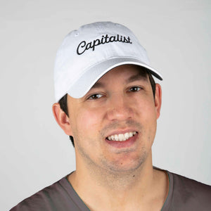 Capitalist Hat | White - Official TPUSA Merch