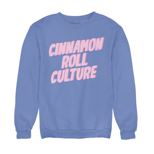 Cinnamon Roll Culture Poplitics Crewneck | Peri Blue - Official TPUSA Merch