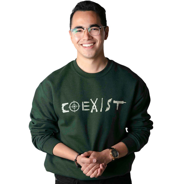 Coexist Crewneck Pullover | Forest - Official TPUSA Merch
