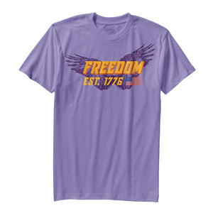 Freedom Eagle T-Shirt | Purple - Official TPUSA Merch