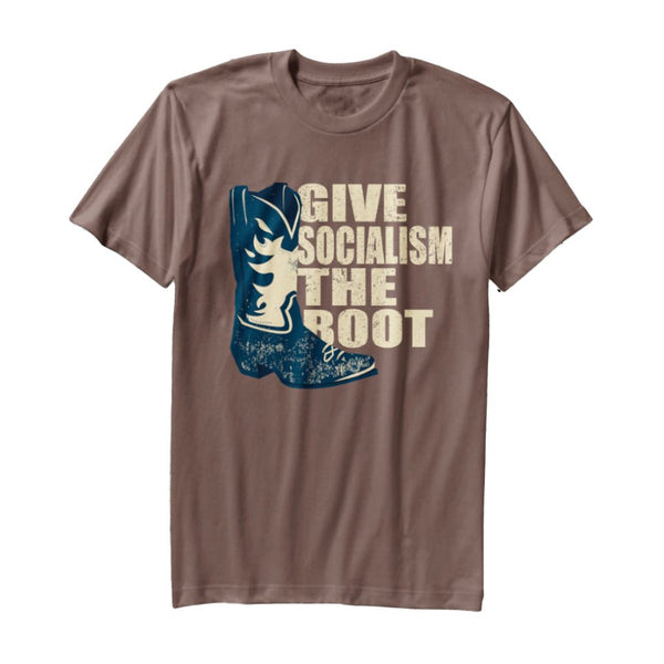 Give Socialism The Boot T-Shirt - Official TPUSA Merch