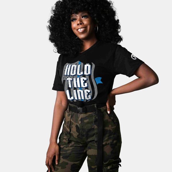 Hold the Line T-Shirt | Black - Official TPUSA Merch