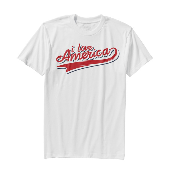 I Love America T Shirt - Official TPUSA Merch