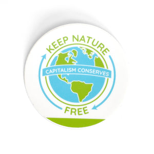 Keep Nature Free Earth Sticker - Official TPUSA Merch