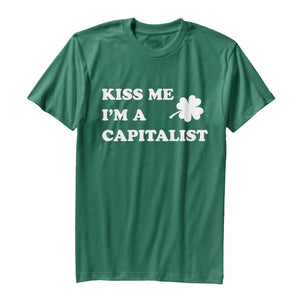 Kiss Me I'm a Capitalist T-Shirt - Official TPUSA Merch