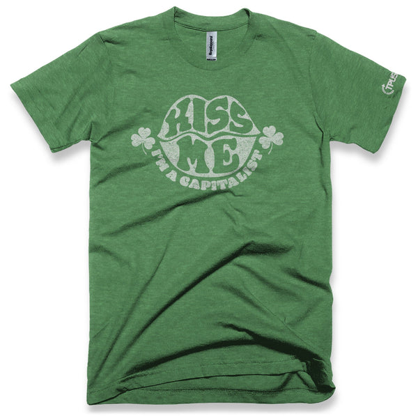 Kiss Me I'm Capitalist T Shirt - Official TPUSA Merch