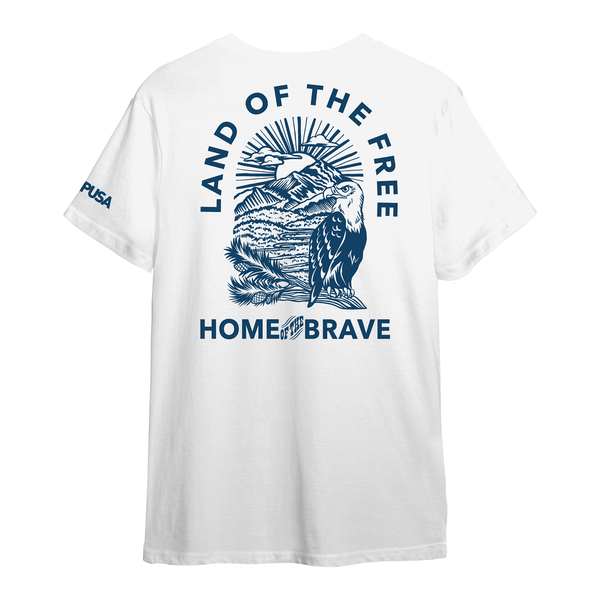 Land of the Free T Shirt - Official TPUSA Merch