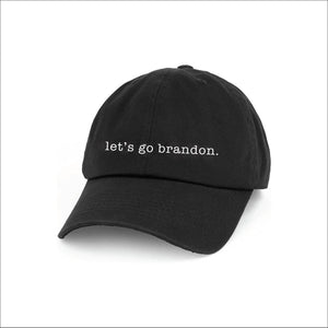Let's Go Brandon Hat | Black - Official TPUSA Merch