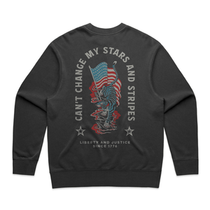 Liberty and Justice Crewneck - Official TPUSA Merch