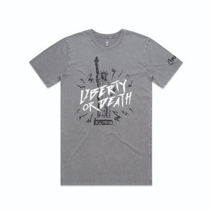Liberty or Death Stone Wash Tee - Official TPUSA Merch