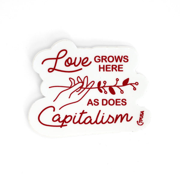 Love Grows Here Sticker - Official TPUSA Merch
