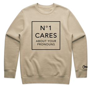 No 1 Cares Crewneck Sweatshirt - Official TPUSA Merch