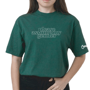 Please Assume My Gender T-Shirt - Official TPUSA Merch