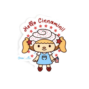 Poplitics Hello Cinnamini | Sticker - Official TPUSA Merch